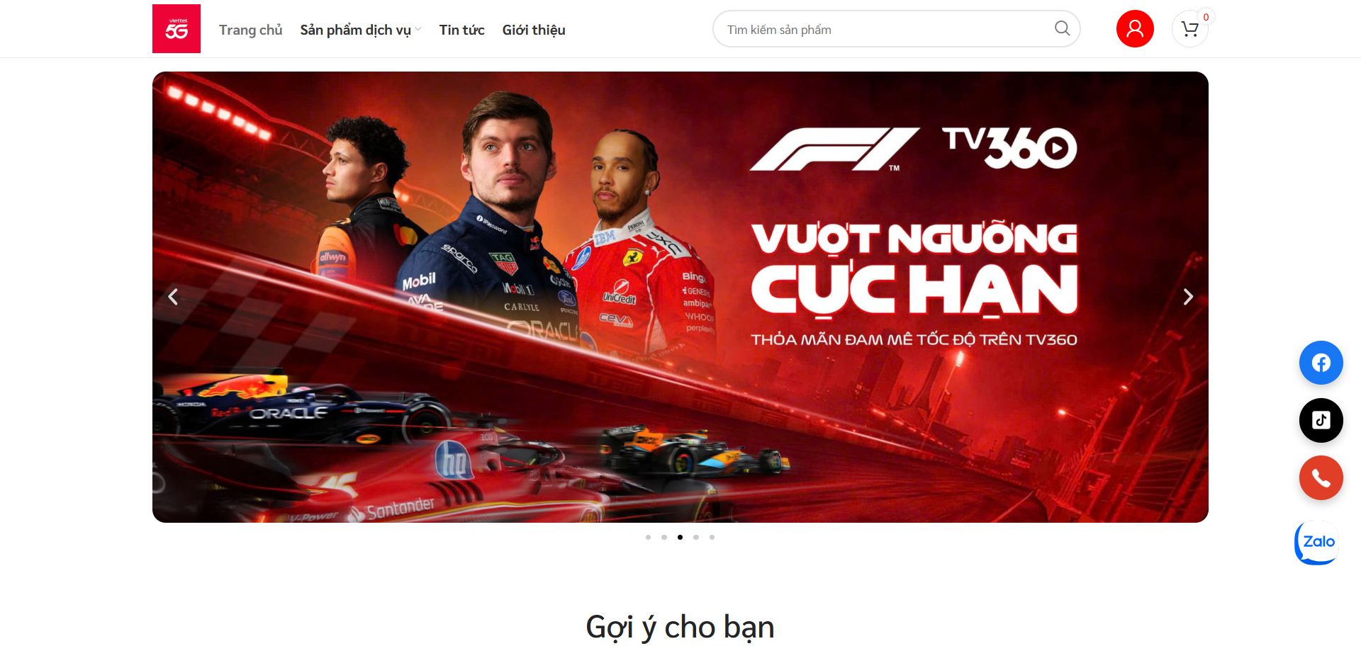 Screenshot giải pháp bán hàng Viettel